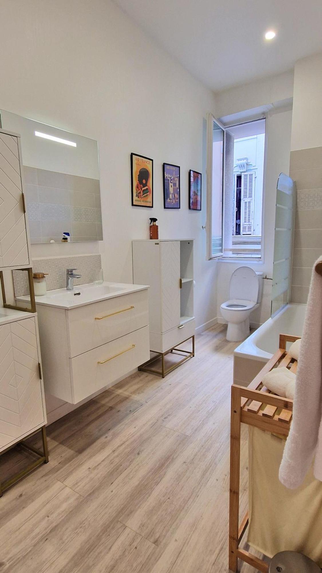 Jazzy Et Spacieux Appartement Prom Des Anglais นีซ ภายนอก รูปภาพ